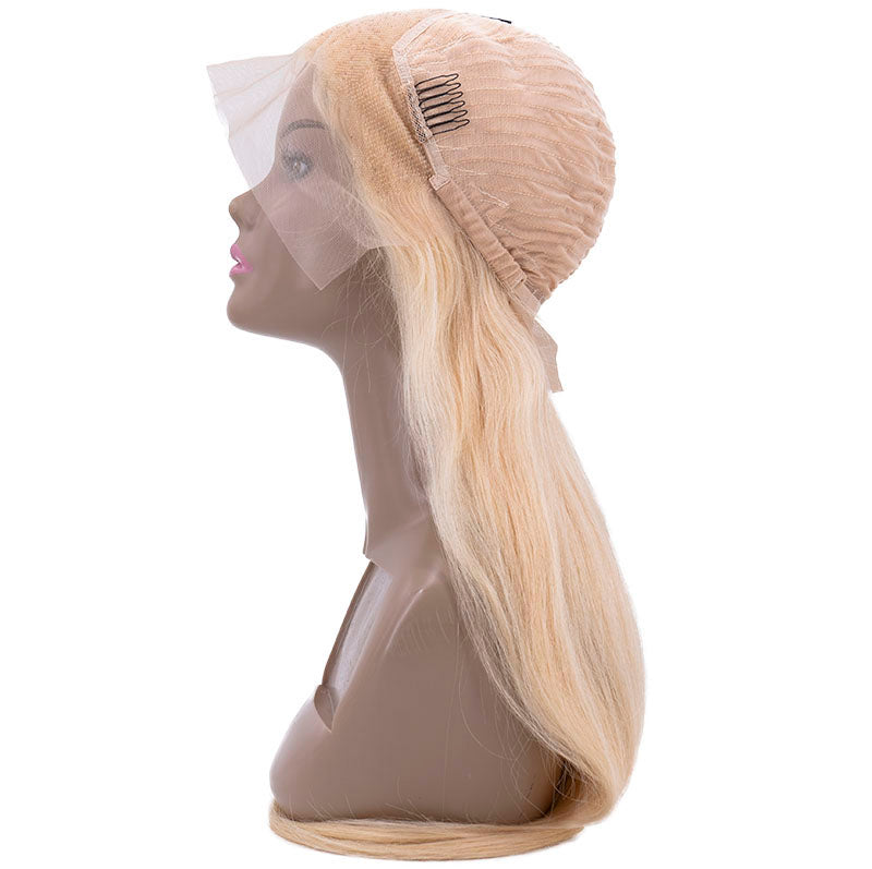 Blonde Straight 13x4 Transparent Lace Front Wig