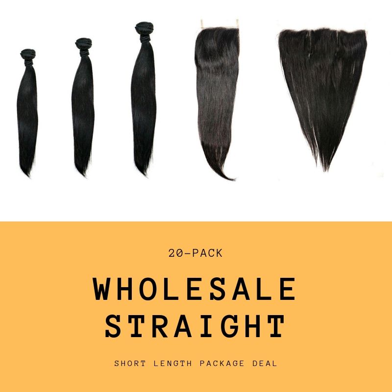 Brazilian Straight Short Length Package Deal