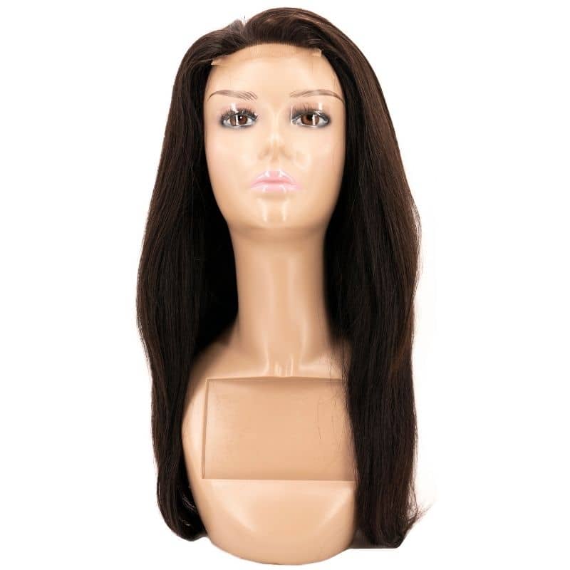 Straight 4x4 Transparent Closure Wig